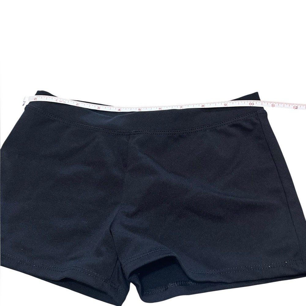 Capezio Girls’ Black Stretch Booty Shorts - Picture 7 of 11